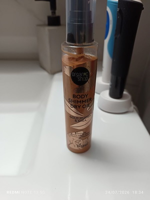 Organic Shop Shimmer Oil and Body Mist like new, pack of 2