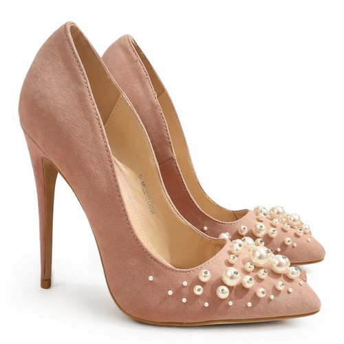 Public Desire Pink Pumps Size 38 Like New, Perfect Condition