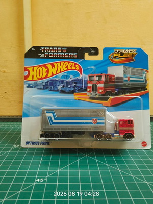 Hot Wheels Optimus Prime Transformers Track Fleet