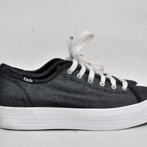Keds Triple Kick Black Glitter Platform Sneakers EU 37.5