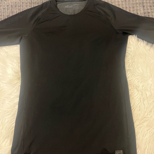 Nike Pro dry fit T-shirt 2XL black like new cut sleeve sports shirt