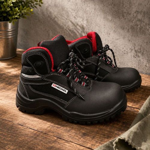 Heckel S3 SRC Safety Shoes Size 39 New Black Boots