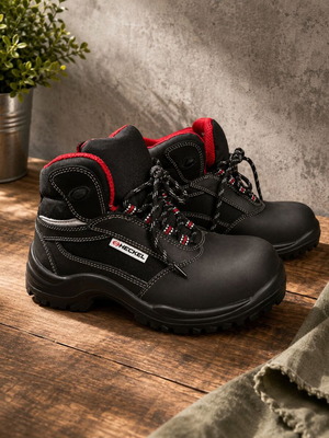Heckel S3 SRC Safety Shoes Size 39 New Black Boots