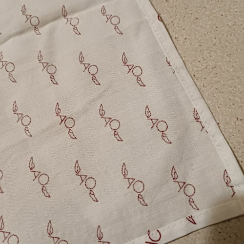 Olympic Airways cotton vintage pocket handkerchief