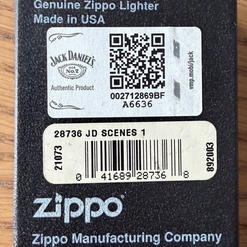 Zippo lighter used with Jack Daniel’s scenes