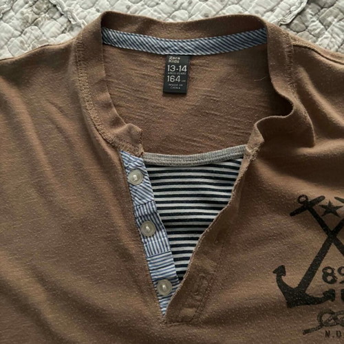 Zara Kids T-Shirt used, size 164 cm, brown