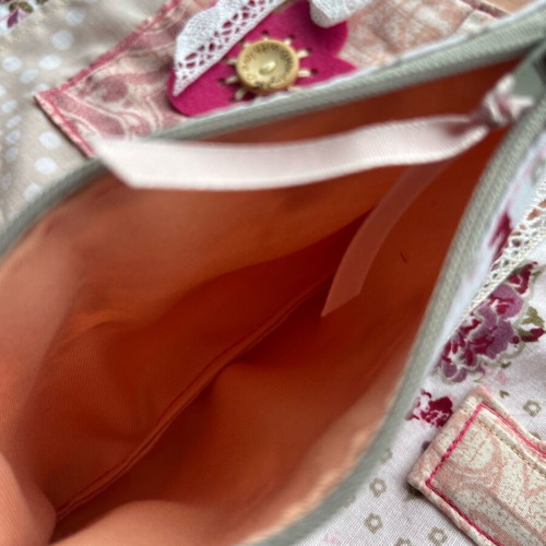 Tote bag and small purse for little girl, new, pink