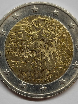 2 ευρώ κέρμα αναμνηστικό 2019 Τείχος του Βερολίνου, σαν καινούργιο
