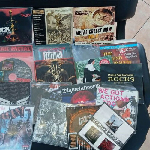 Heavy Metal Compilation CD Collection used, lot of 31