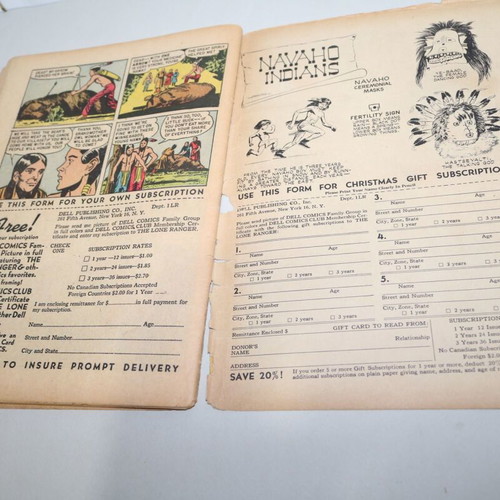 Lone Ranger #31 comic used, legendary golden age western series 1951
