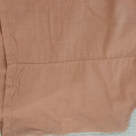 New Collection cotton co-ord set used, vest and shorts, beige