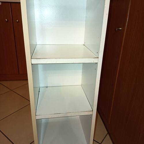 Shelf used, small wooden shelving unit