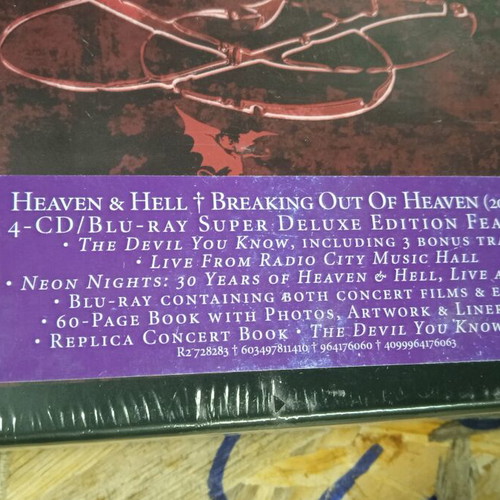 Heaven and Hell Breaking Out of Heaven 2007-2009 box set new, metal