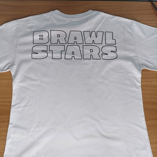 Brawl Stars T-shirt Zara used, size 158 cm, white multicolor