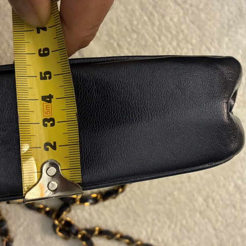 Mateus M leather crossbody bag, dark blue velvet-like fabric