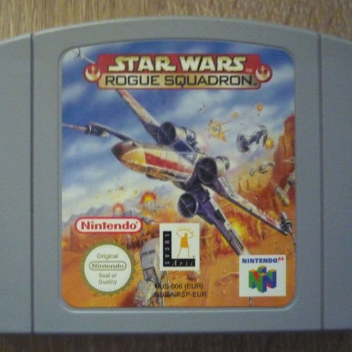 Star Wars Rogue Squadron Nintendo 64 game used, shooting