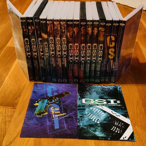CSI Crime Scene Investigation DVD used, 5 seasons, 32 discs