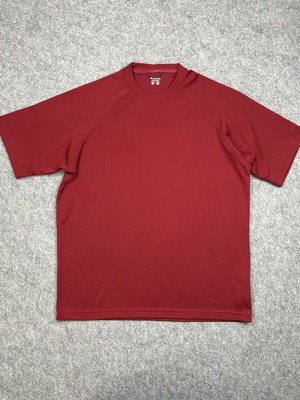 Columbia Performance Mesh T-Shirt used, men's M, dark red polyester