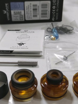 Requiem RDA Vandy Vape used, black matte steel