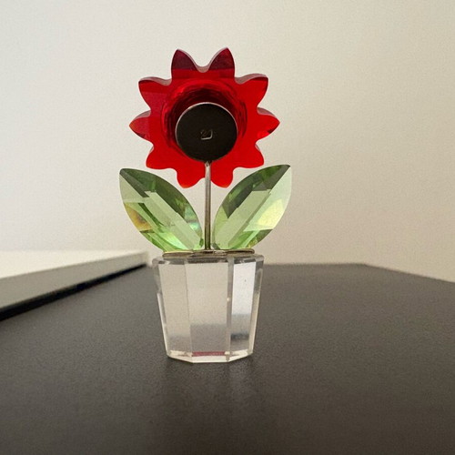 Swarovski Decorative Happy Flower - Sunflower Red like new