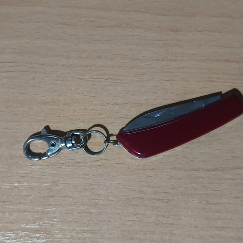 Vintage Mini Folding Knife Keychain used, Rostfrei stainless steel