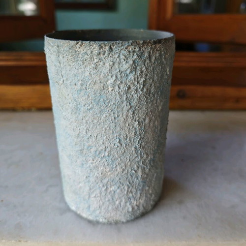 DIY Vintage Pencil Holder-Jar Window to the Past like new
