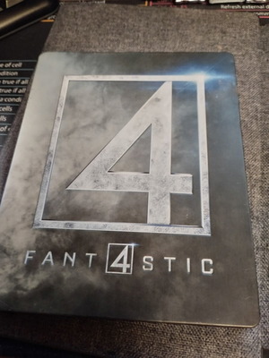 Fantastic 4 2015 Blu-ray Steelbook Edition like new