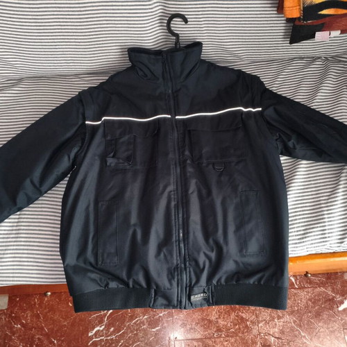 Fageo 609 work jacket blue new with detachable sleeves XL
