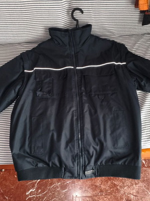 Fageo 609 work jacket blue new with detachable sleeves XL