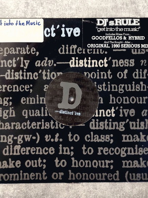 DJ's Rule Get Into The Music 12″ βινύλιο maxi single, VG+
