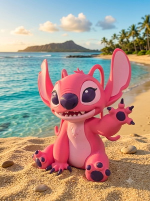 3D Φιγούρα Angel (Stitch) κατόπιν παραγγελίας
