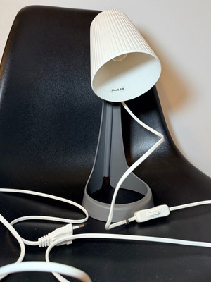 Ikea lamp white gray like new without bulb