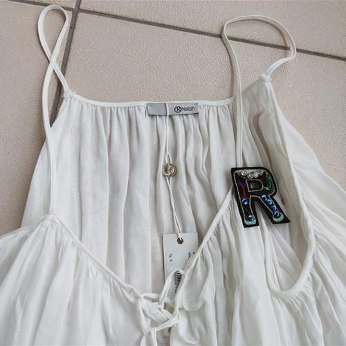 Relish women's top blouse new, size S, white