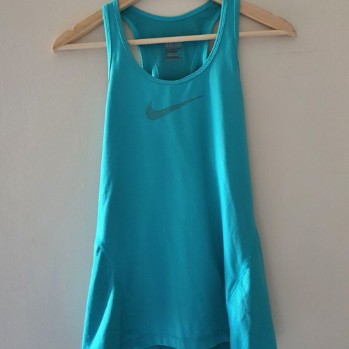 Nike Dri-FIT women's tank top size M like new, blue-green
