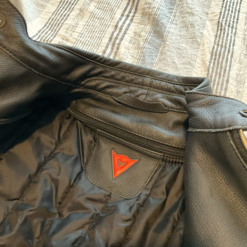Dainese leather full reinforced jacket unisex new size 46 (S-M)