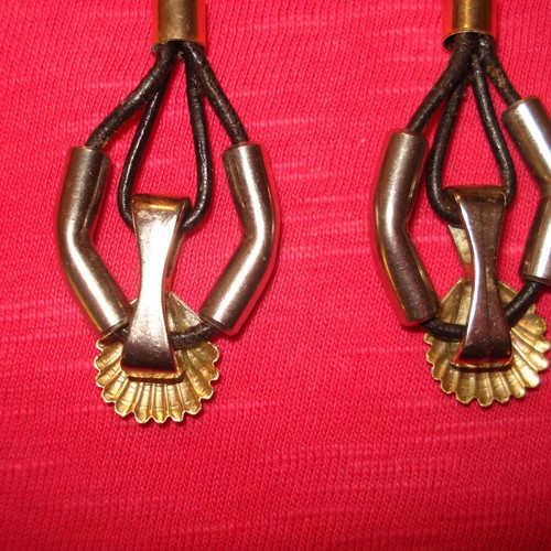 Earrings hanging unique, used