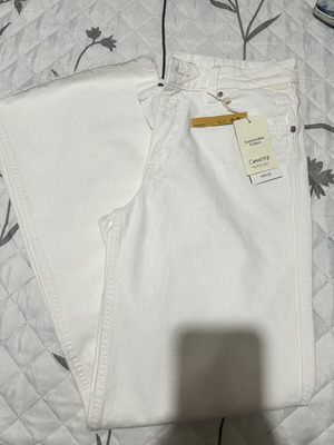 Mango white jeans size 38 new with tag