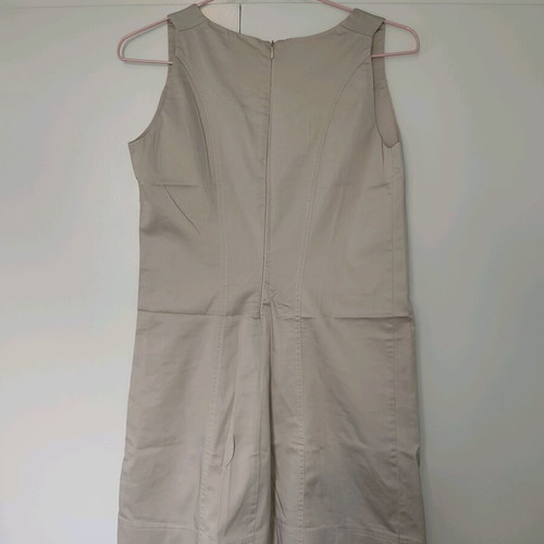 Cotton dress small medium like new beige