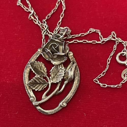925 silver vintage necklace, 60 cm