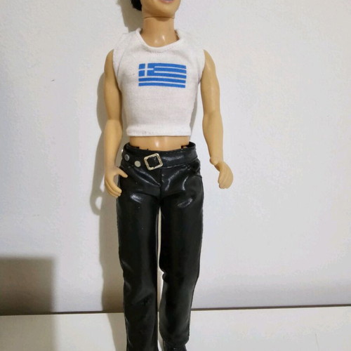 Sakis Rouvas collectible dolls used, set of 3