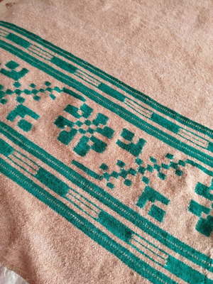 Handwoven blanket new, 1.50x2m