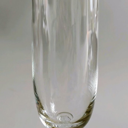Carine crystal champagne glasses new, set of 6