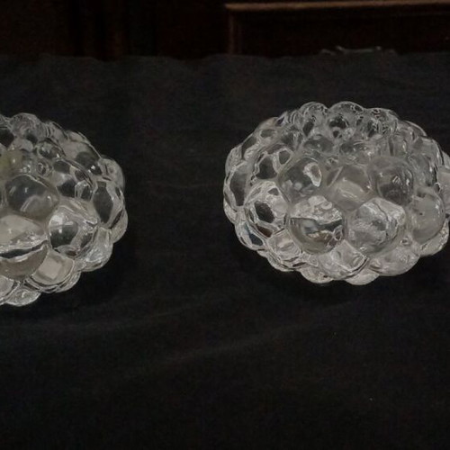 Swedish crystal candlesticks like new