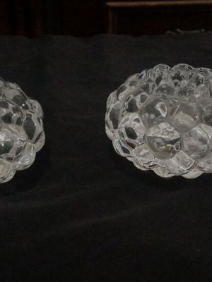 Swedish crystal candlesticks like new
