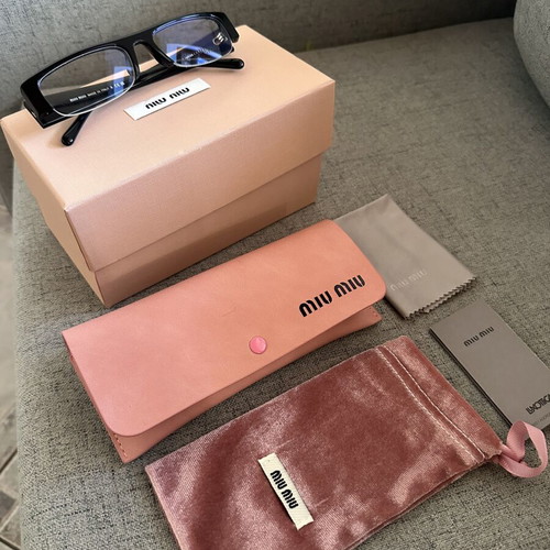Miu Miu eyeglasses used, black