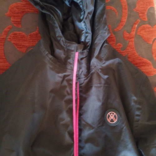 Crivit jacket for girls used, black and multicolor