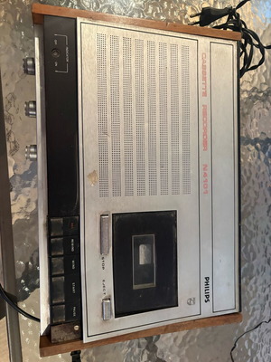 Philips N 4101 κασετόφωνο vintage μεταχειρισμένο για συλλογή ή επισκευή