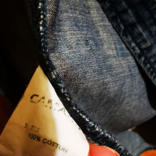 Camaro denim shirt used, size XL, blue, relaxed fit