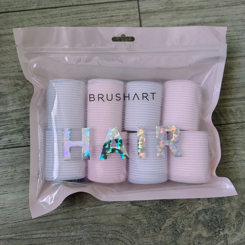 Hair rollers set new, self-adhesive