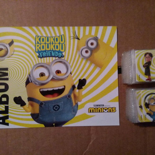 Koukouroukou - Minions 2021 album new with sticker set
